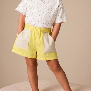 Girl's Shorts Sewing Pattern For kids, cotton Shorts Pattern For children, linen Shorts Pattern For Kids, simple shorts pattern for teens, wide leg shorts pattern for teens, easy PDF shorts sewing pattern for children, woven shorts pattern for boys, beginner-friendly sewing pattern for kids, shorts PDF pattern, toddlers shorts sewing pattern for children, loose fit shorts pattern, beginner shorts pattern for kids, shorts for toddlers, summer shorts pattern for kids pajama shorts pattern