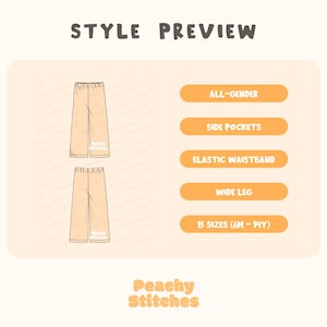 Kids Pants Sewing Pattern For Girls - Toddler Pants Pattern, Children's Sewing Patterns, Cotton Pants With Pockets Pattern, Kid's Pants With Pockets Sewing Pattern For Woven Fabrics, PDF Patterns For Children, Boys pants pattern for toddlers, linen pants pattern for children, simple pants pattern for girls, trousers pants pattern for kids, pajama pants pattern, elastic waistband pants pattern, elastic pants sewing pattern, pdf sewing patterns for kids, trousers pattern for girls