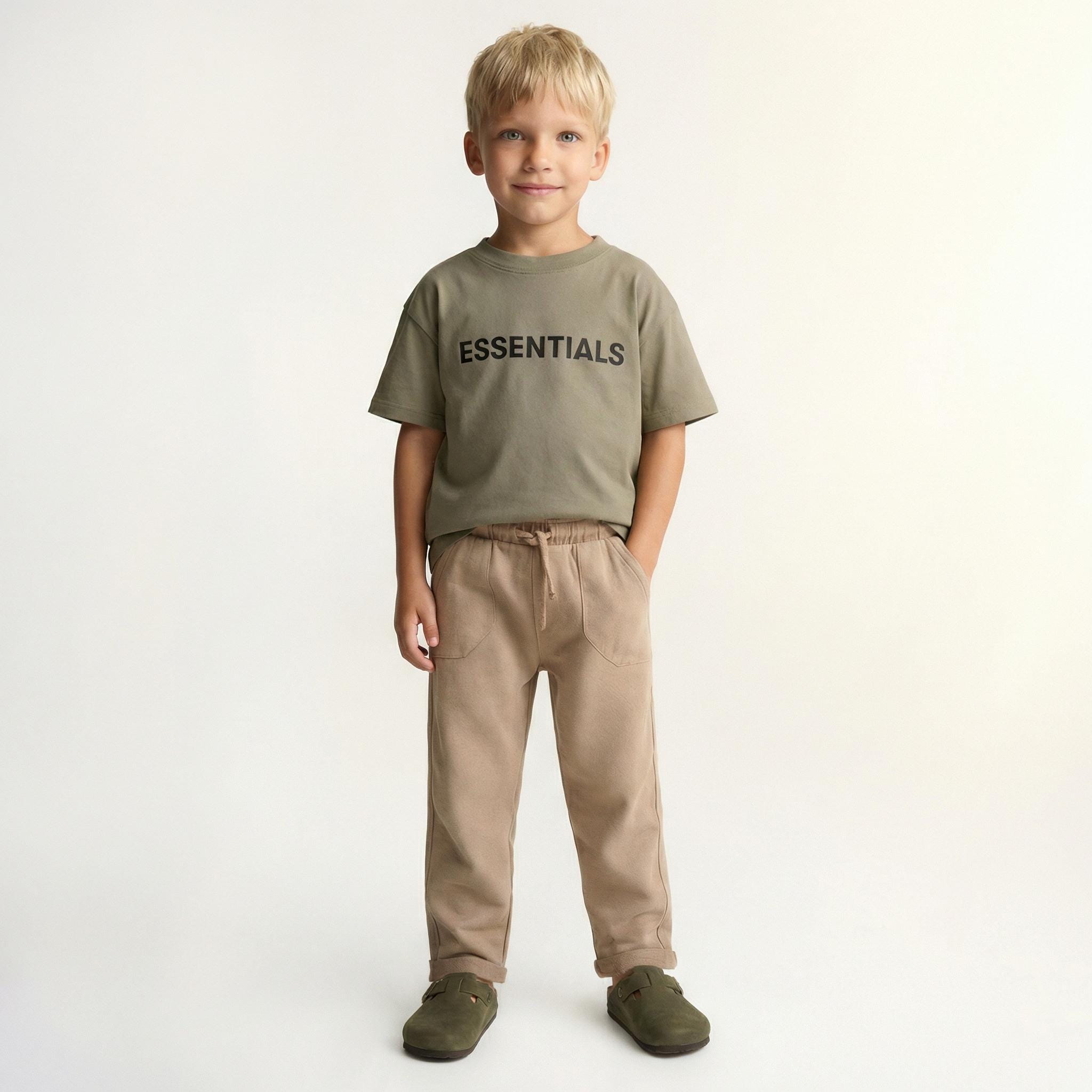 Kids Pull on Pants Sewing Pattern for Children - Cotton Pants Pattern ...