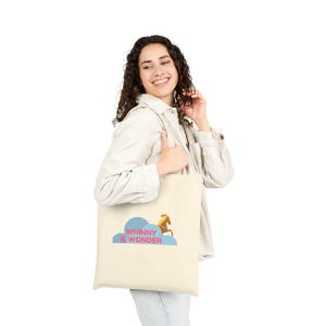 Horse Dreams Start Here Tote Equestrian Barn Bag Horse Show Rider Tote Bag