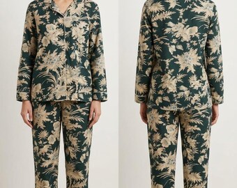 Floral Cotton Pajama Set | Women's Comfortable Sleepwear