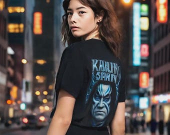 Kabuki Schauspieler Heavy Metal T-Shirt - Japanische Rock Art Mode