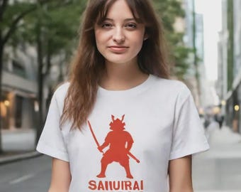 Samurai Spirit Graphic Tee, japanisches Krieger-Shirt