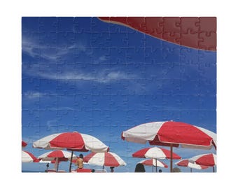 Puzzel, Sunny Bright Beach, legpuzzel, hobby, ontspanning, gezinsactiviteit, zomerhuisdecoratie