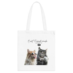 Best friends, printed bag, gift, best friends, girlfriend, girls, tote bag, print, gift, cotton bag, best friend, girlfriend, cat, cat