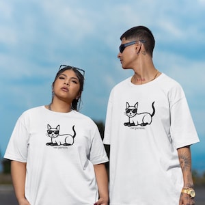 Cat Person T-Shirt | Funny Cat Shirt for Men & Women | Cool Cat Graphic Tee | Minimalist Cat Lover Gift | Unisex Pet Tee | Multiple Colours