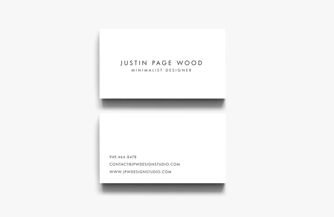 Business Cards Calling Cards Business Card Download Etsy