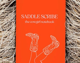 Saddle Scribe™ | Digital Cowgirl Notebook & Planner | 70-Page Western-Themed Journal PDF