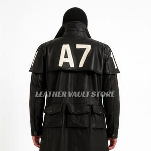 NCR Ranger Leather Duster Coat: New Vegas Cosplay, Handmade For Fans