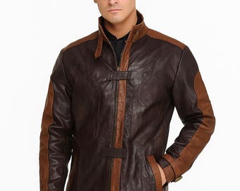 Trench in pelle Aiden Pearce WD – Cosplay fatto a mano 2026