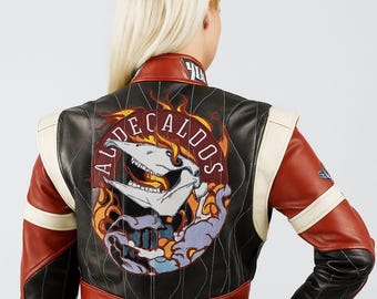 Chaqueta de juego inspirada en Panam Palmer Aldecaldos, disfraz hecho a mano