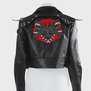 Steampunk Leather Jacket, Inspired by Arcane Vi Season 2, LOL Costume Jacket, Pit Fighter Cosplay Outfit for Women Handmade by Leather Vault