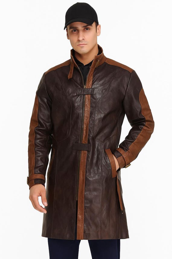 Aiden Pearce WD Leather Trench Coat – Handmade Cosplay 2026 - Etsy
