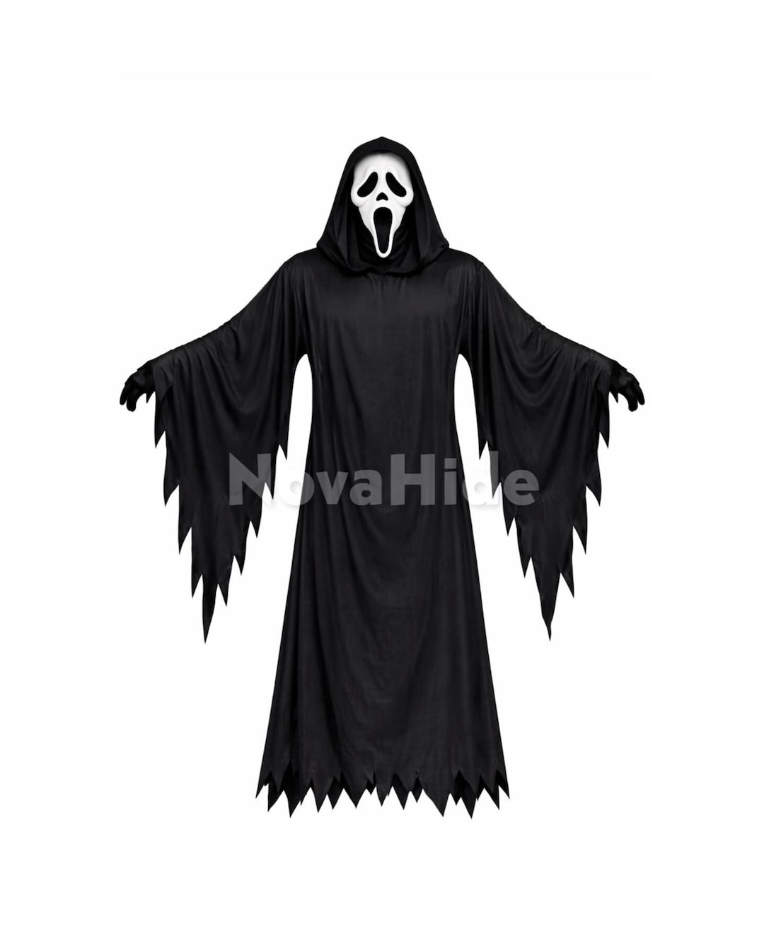 Scream Ghostface Robe, Handmade Halloween Cosplay Robe Costume Grim ...