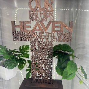 Lords Prayer Cross