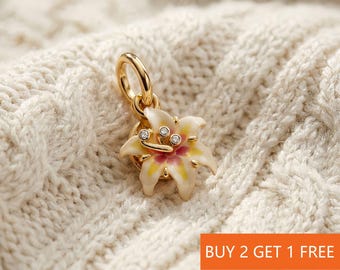 Dije de flor de sol enredada de Disney que brilla en la oscuridad para pulsera o collar, plata, colgante de collar, hecho a mano para Navidad, regalo para ella