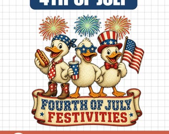 Pato PNG del 4 de julio, sublimación de pato patriótico, diseño de camiseta para las festividades del 4 de julio, PNG del Día de la Independencia
