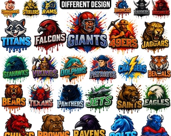 Football Team Sublimation Design PNG - Football  Design Bundle PNG, Football Team Shirt PNG.