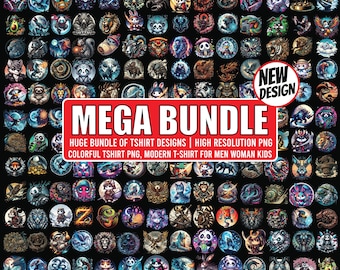Trendy Urban Streetwear PNG Bundle: T-Shirt Design (Digital Download)