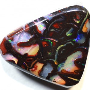 4.9 Cts Natural Australian Boulder koroit Opal with Stunning Fire, Raw Gemstone for Custom Jewelry Making, Birthday Gift
