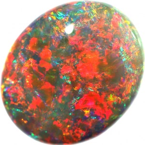 9.0 Cts Australian Lightning Ridge Dark Black Opal | Natural Solid Gemstone | Jewelry Supply | Luxury Gift for Her | October Birthstone