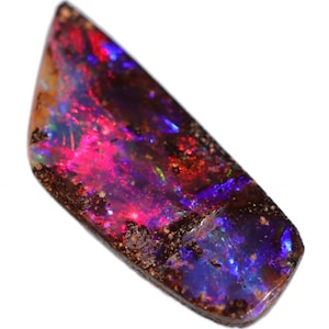 5,20 cts natuurlijke Australische boulder opaal losse steen | Zeldzame edelsteen voor het maken van sieraden | Geboortesteen