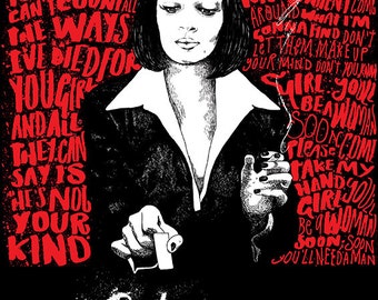 Pulp Fiction film print