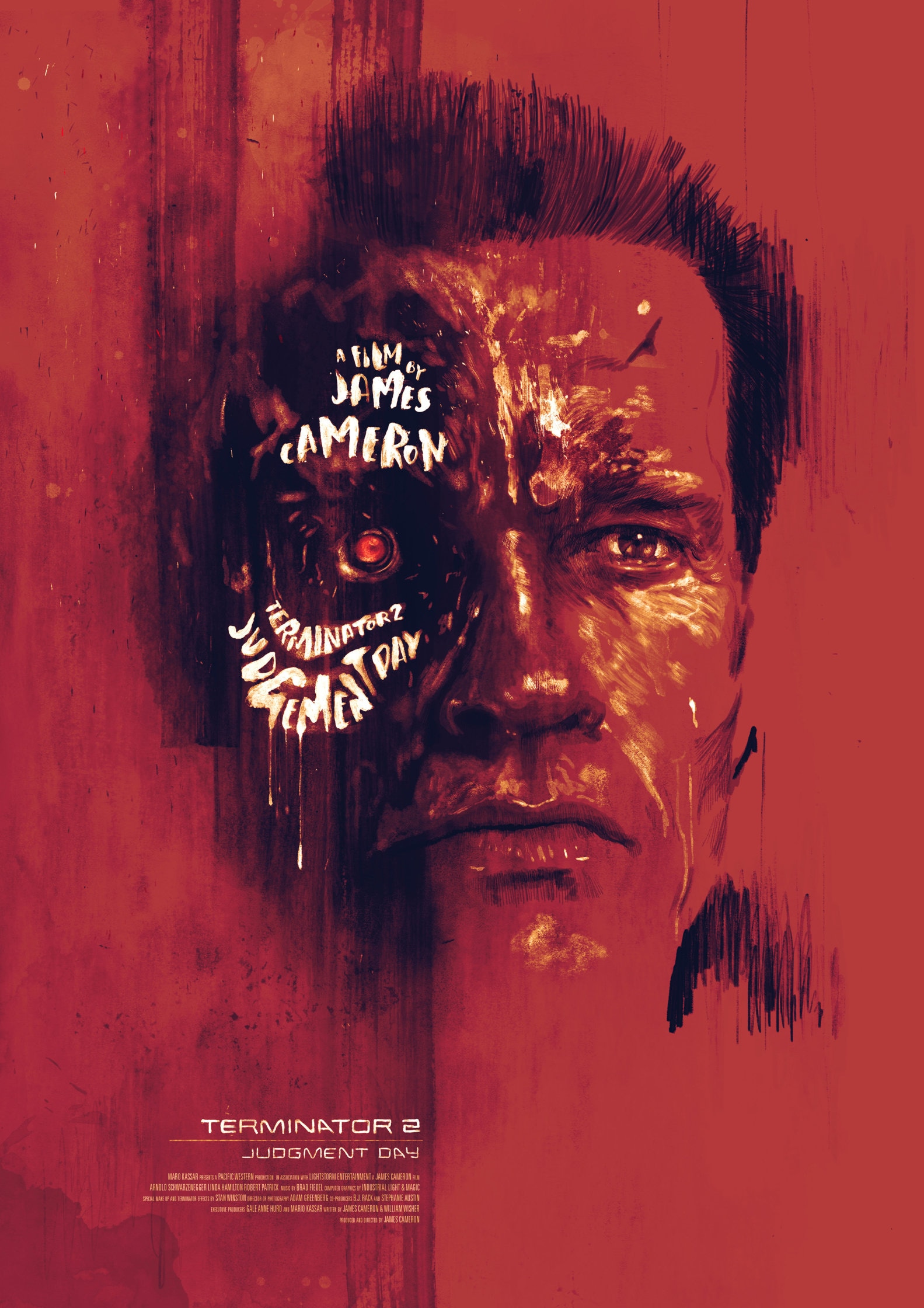 Terminator 2 Film Poster - Etsy