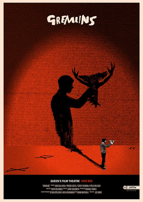 GREMLINS FILM POSTER Qft - Etsy