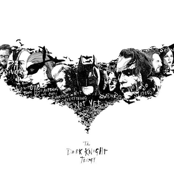 Dark Knight Trilogy Print