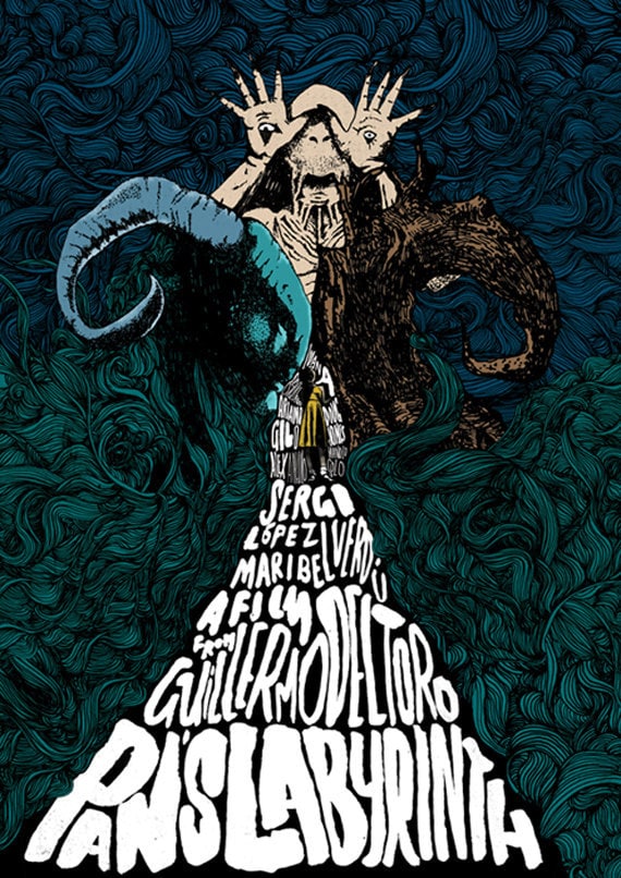 pan s labyrinth film poster etsy