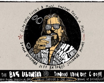 The Big Lebowski Film Poster