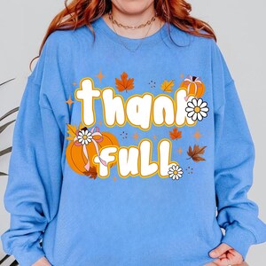 Thankful Png, Thanksgiving Png, Pumpkin Spice Png Sublimation, Autumn Pumpkin Png, Fall Vibes Png, Cozy Season Png, Retro Fall, Digital File