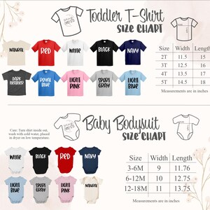 a baby bodysuit size chart for a toddler t - shirt size chart