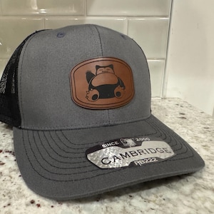 Custom Engraved Poke Character Hat, Anime Trucker Cap