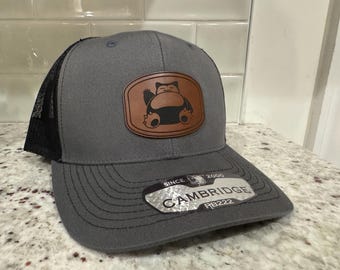 Custom Engraved Poke Character Hat, Anime Trucker Cap