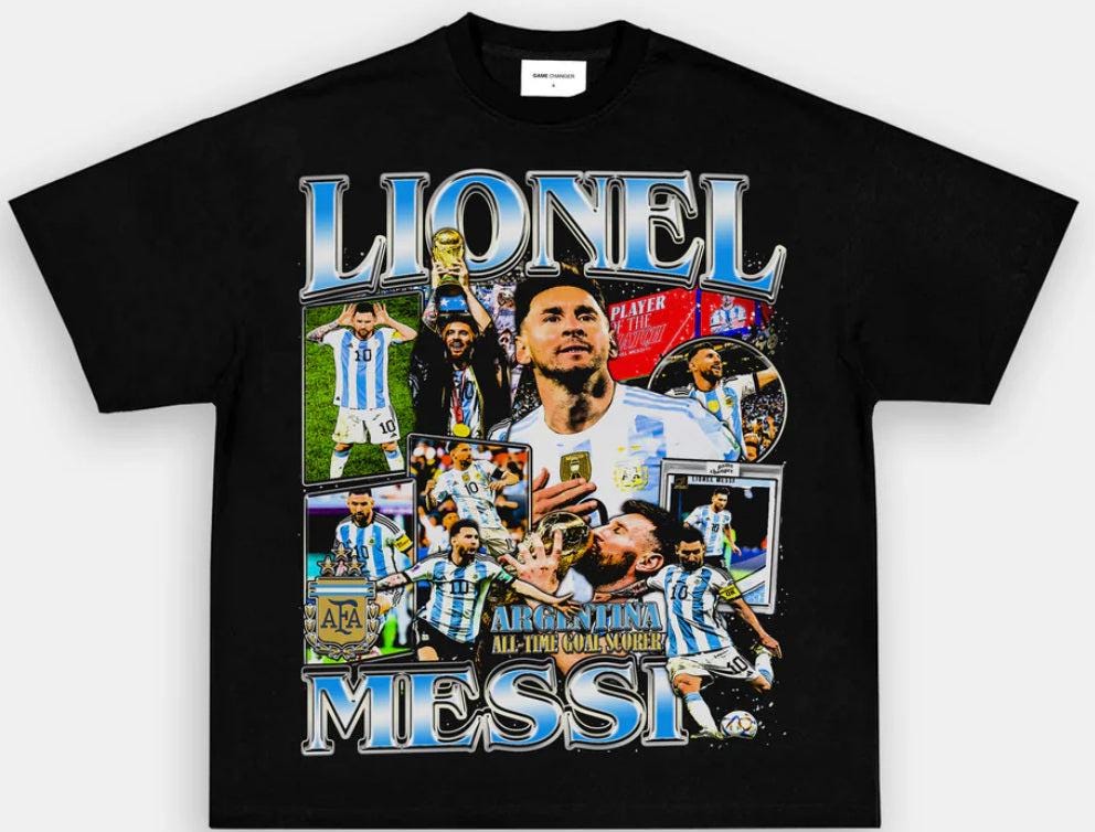Lionel Messi Argentina Tee