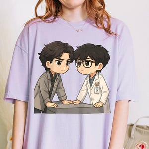 Revenged Love C Drama Shirt Cheng Yu & Jiang Xiao Shuai Unisex Graphic T Shirt Aesthetic Cdrama Fans Gift Soft Cotton Tee Streetwear Top