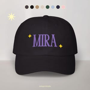 Huntrix Mira Kpop Demon Hunters Inspired Embroidered Dad Hat | K-Drama Fan Art Hat | Gift For Him or Her