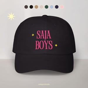 Saja Boys Kpop Demon Hunters Inspired Embroidered Dad Hat | K-Drama Fan Art Hat | Gift For Him or Her