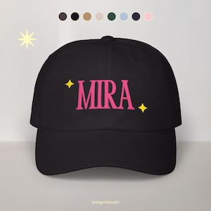 Huntrix Mira Kpop Demon Hunters Inspired Embroidered Dad Hat | K-Drama Fan Art Hat | Gift For Him or Her