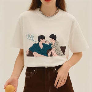Wu Suo Wei x Chi Cheng Revenged Love Fanart Shirt - Chinese BL Drama Couple Tee for Fans