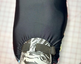 CUSTOM Order- Smooth Nylon Spandex Indoor Goalie LEFT BLOCKER/Hand Cover