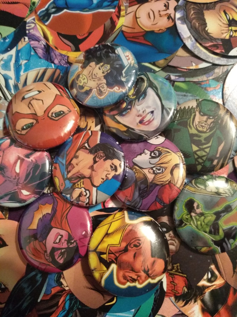 Grab Bag DC Comics Pins!