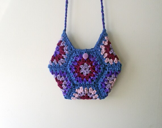 crochet hexagon bag