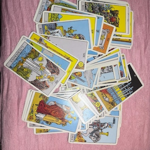 Vintage 1971 Tarot cards 78 cards