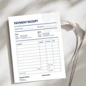 Minimalist canva invoice template, Boho Small Business, Modern Client Invoice, Editable Template, Services Invoice, Business Invoice, D1