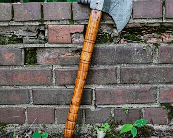 Tomahawk Axt-Pipe Axt- High Carbon Damast Stahl