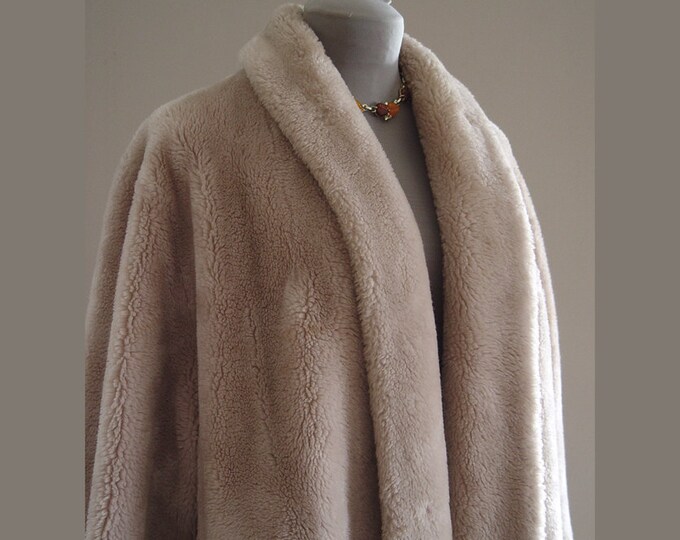 Faux Fur Coat Vintage 1940s Womens Rothmoor Swing Etsy