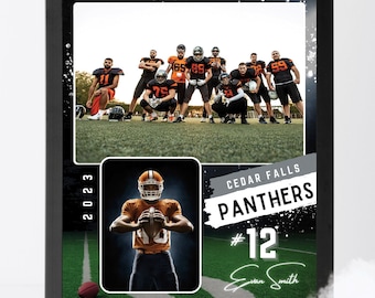 Plantilla de collage de fotos "Recuerdos de fútbol" - Canva (Descarga digital)